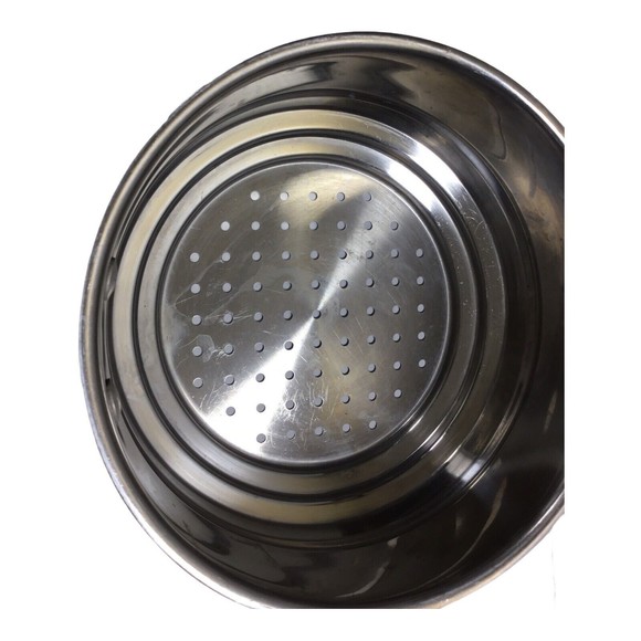 Stainless Steel Steamer Insert 2 3/4 Qt with 7" Long Handle 8.25" x 4" - Picture 4 of 7